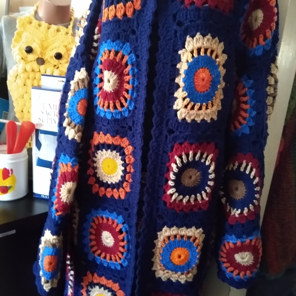 Granny square vintage cardigan - Picture 1 of 9